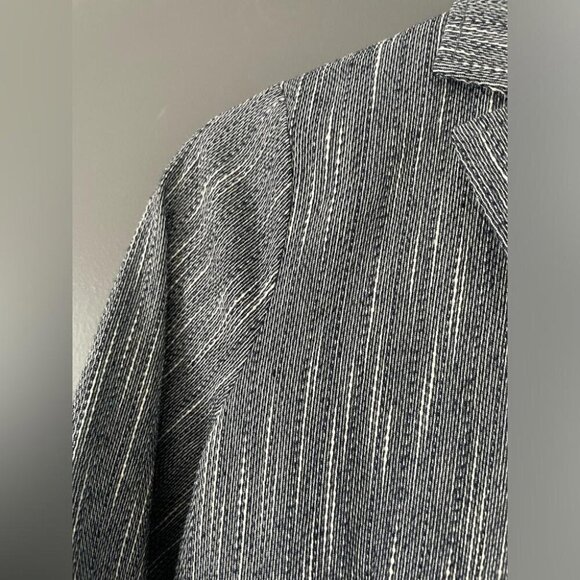 Lightweight Casual Blazer Distretto 12 Gray Modern Minimalist Blazer Size 14 - Picture 6 of 13